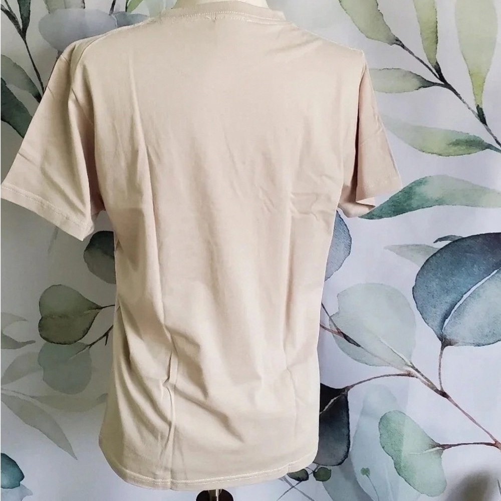 Classic Beige Short Sleeve Tee